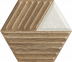 Плитка Ceramika Paradyz Woodskin Mix Heksagon Struktura C (19,8х17,1)